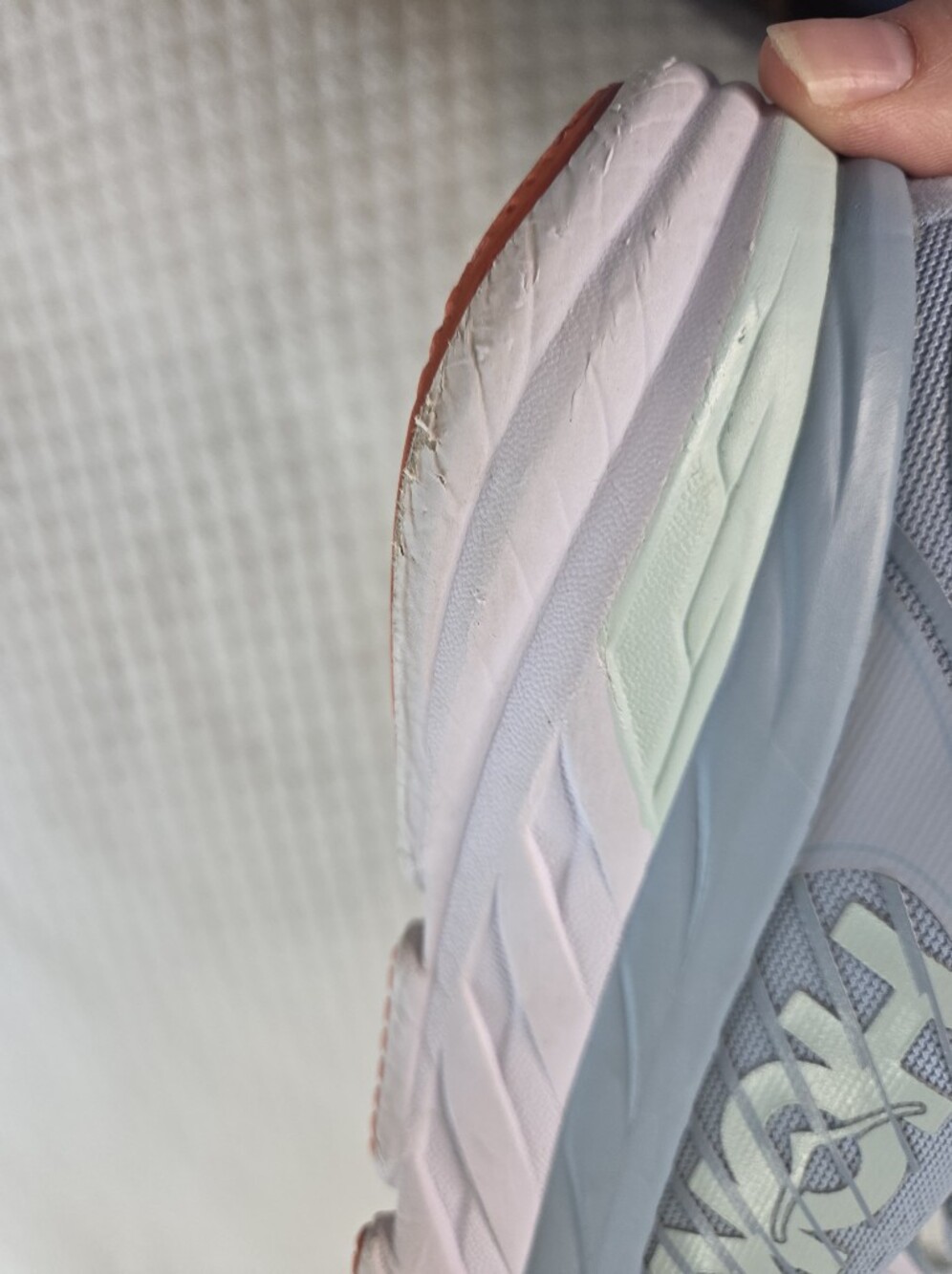 Hoka One One Bondi 7 Women's Size 7 Light Blue Sneakers Running Athletic Shoes - Picture 15 of 15